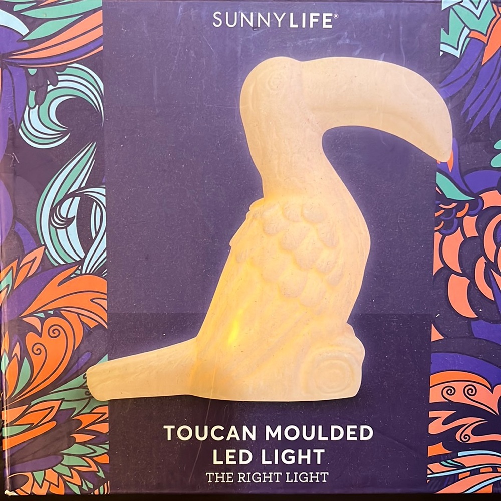 COPY - Toucan bird led lamp